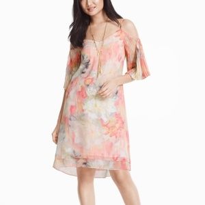White House Black Market Cold Shoulder dress NWT